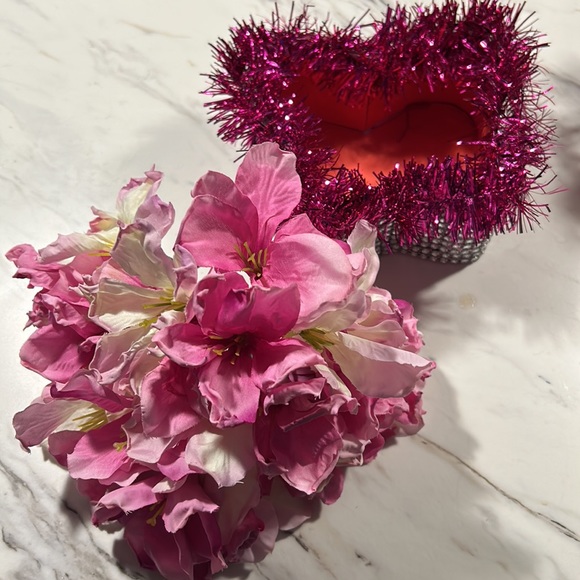 Pink Floral arrangement with diamond accents! - Picture 9 of 14